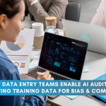 data entry teams enable AI auditing